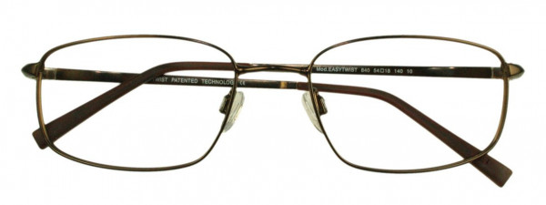 EasyTwist ET840 Eyeglasses, 010 - Satin Dark Brown