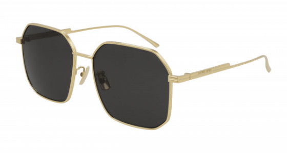 Bottega Veneta BV1108SA Sunglasses, 001 - GOLD with GREY lenses