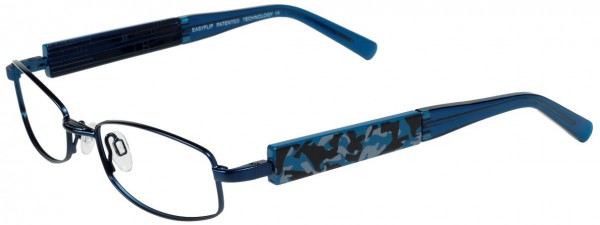 EasyClip P6074 Eyeglasses, SATIN NAVY // BLUE