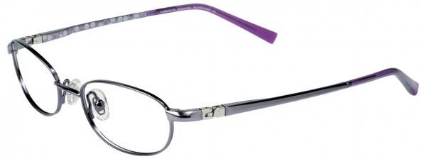 EasyClip O1076 Eyeglasses, SHINY VIOLET