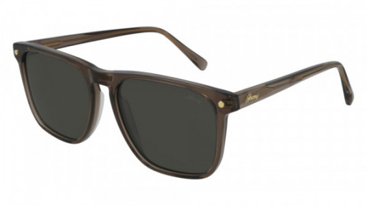 Brioni BR0086S Sunglasses, 003 - BROWN with GREY lenses