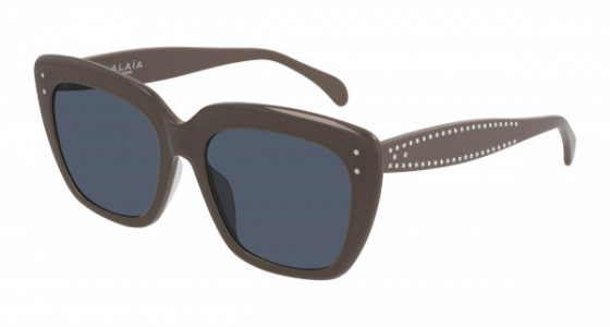 Azzedine Alaïa AA0050S Sunglasses, 002 - BROWN with BLUE lenses
