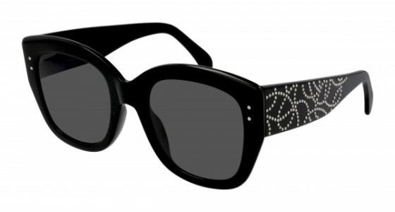 Azzedine Alaïa AA0052S Sunglasses, 001 - BLACK with GREY lenses
