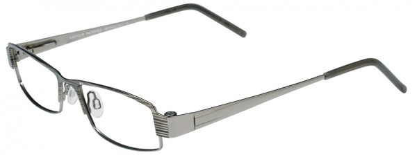 EasyClip P6063 Eyeglasses, LIGHT SATIN GREY