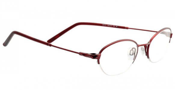 EasyTwist CT171 Eyeglasses, SATIN DARK RED