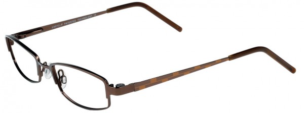 EasyClip P6064 Eyeglasses, SATIN BROWN