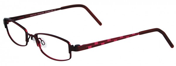 EasyClip P6064 Eyeglasses, SATIN VIOLET RED