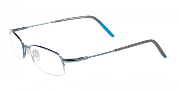 EasyTwist CT157 Eyeglasses, SHINY LIGHT STEEL BLUE