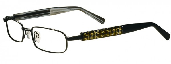 EasyClip Q4078 Eyeglasses, SATIN BLACK AND MARBLED BLACK //