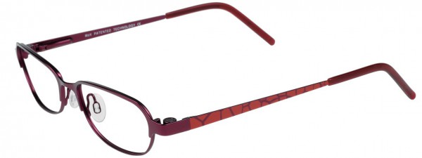 MDX S3158 Eyeglasses, SATIN VIOLET RED