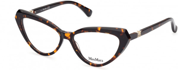 Max Mara MM5015 Eyeglasses, 052 - Shiny Classic Havana, Shiny Pale Gold 