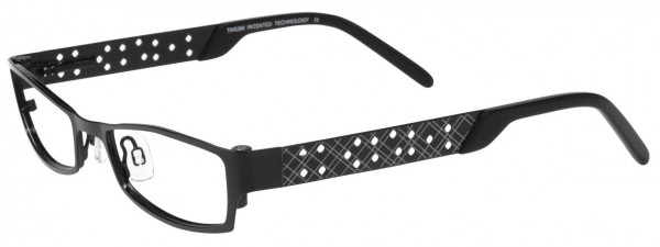 Takumi T9724 Eyeglasses, SHINY BLACK