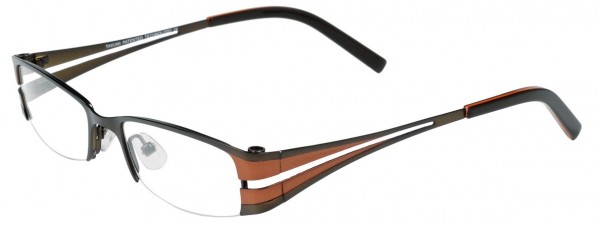 Takumi T9727 Eyeglasses, SATIN BROWN AND COPPER