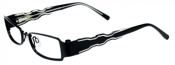 EasyTwist CT187 Eyeglasses, MATT BLACK/BLACK AND CLEAR