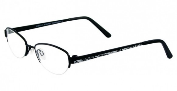 EasyClip S2483 Eyeglasses, SATIN BLACK