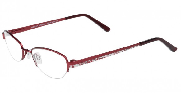 EasyClip S2483 Eyeglasses, SATIN RED