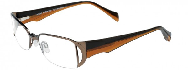 Takumi T9716 Eyeglasses, SATIN BROWN