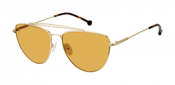 Colors In Optics CS351 COLLINS Sunglasses, GLDTS GOLD/AMBER LENS