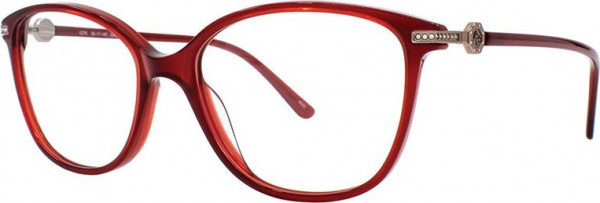 Adrienne Vittadini 1276 Eyeglasses, Cranberry