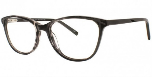 Adrienne Vittadini 618 Eyeglasses, Black/Black