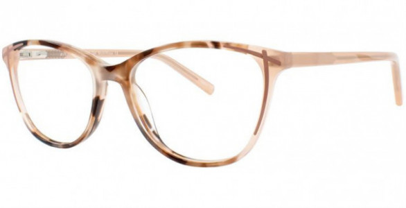 Adrienne Vittadini 620 Eyeglasses, Tan/Rose