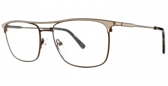 Danny Gokey 111 Eyeglasses, SGld/MBrn