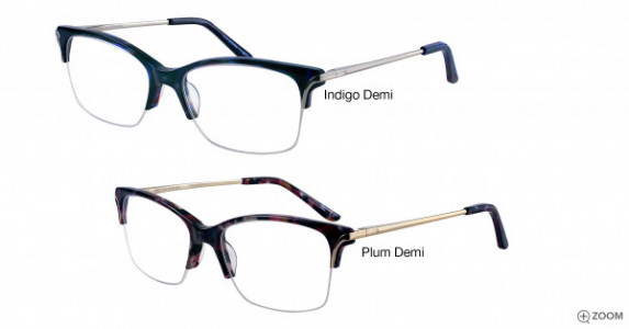 Wittnauer Clarisse Eyeglasses, Plum Demi