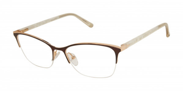 Ted Baker TW507 Eyeglasses, Brown Gold (BRN)