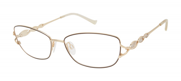 Tura R229 Eyeglasses, Brown/Gold (BRN)