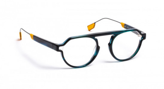 J.F. Rey JF1503 Eyeglasses, STRIPES BLUE/BLACK/ORANGE (2960)