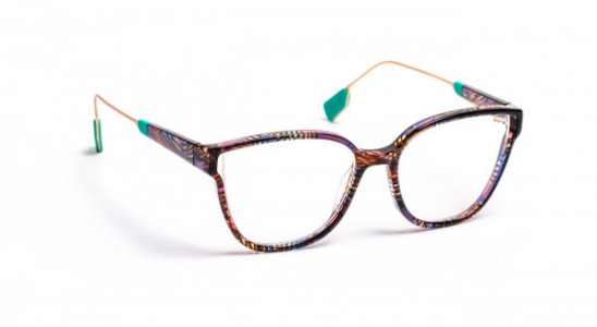 J.F. Rey JF1500 Eyeglasses, GREY BROWN LACE/GREEN (0345)