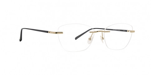 Totally Rimless TR 289 Pioneer Eyeglasses, Soft Gold