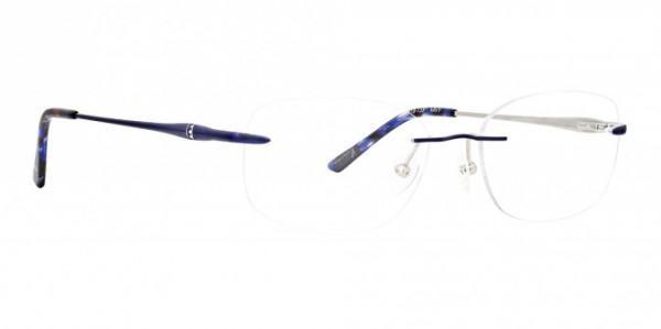 Totally Rimless TR 294 Patina Eyeglasses, Blue