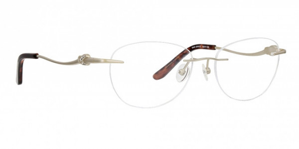Totally Rimless TR 296 Bijoux Eyeglasses, Rose Gold