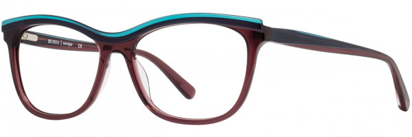 Cinzia Designs Cinzia CIN-5088 Eyeglasses, Mulberry / Coastal Teal