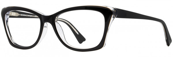 Cinzia Designs Cinzia CIN-5070 Eyeglasses, Black / Crystal