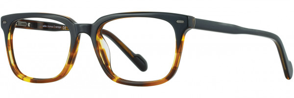 Adin Thomas Adin Thomas AT-498 Eyeglasses, Black / Amber
