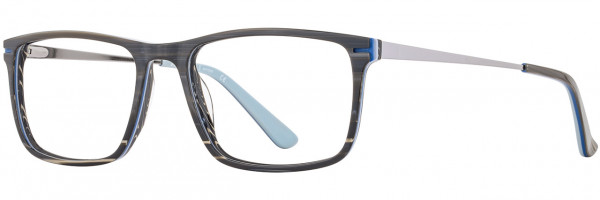 Adin Thomas Adin Thomas AT-478 Eyeglasses, Gray Horn / Slate / Sky