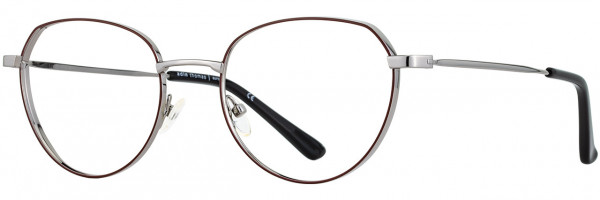 Adin Thomas Adin Thomas AT-480 Eyeglasses, Wine / Gunmetal