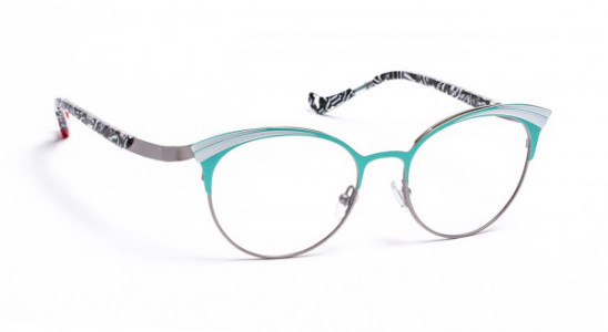 Boz by J.F. Rey LISE Eyeglasses, JADE / RUTHENIUM / WHITE (4010)