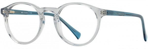 Adin Thomas Adin Thomas AT-460 Eyeglasses, Silver / Aqua