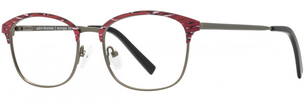 Adin Thomas Adin Thomas AT-440 Eyeglasses, Fuchsia / Gunmetal