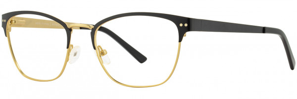 Adin Thomas Adin Thomas AT-410 Eyeglasses, Black / Satin Gold