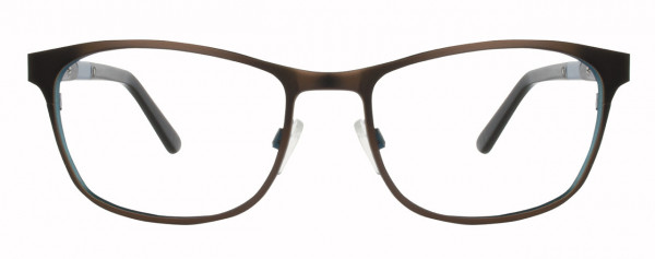 Adin Thomas Adin Thomas AT-316 Eyeglasses, Chocolate / Denim / Black