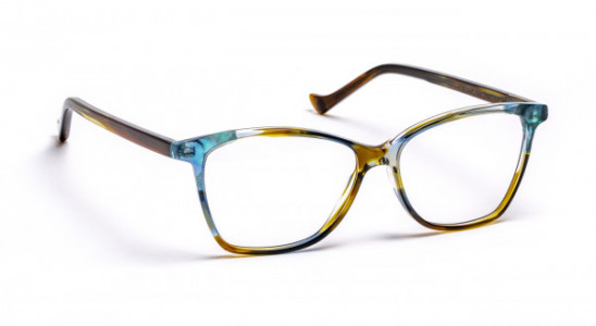 VOLTE FACE PRUNE Eyeglasses, BROWN / BLUE AQUAREL (9025)