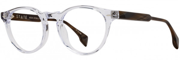 STATE Optical Co STATE Optical Co. Astor Eyeglasses, Crystal Chocolate