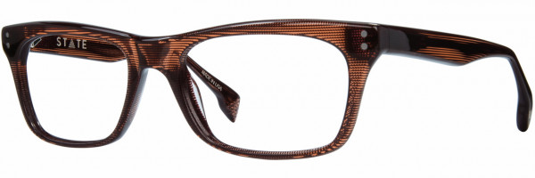 STATE Optical Co STATE Optical Co. Archer Eyeglasses, Bourbon Pixel