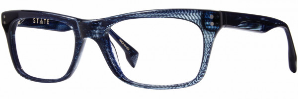 STATE Optical Co STATE Optical Co. Archer Eyeglasses, Denim Pixel