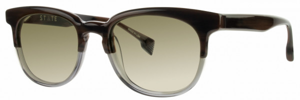 STATE Optical Co STATE Optical Co. Sheridan Sunwear Sunglasses, Walnut Smoke