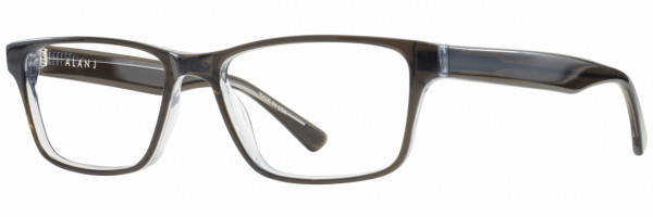 Alan J Alan J AJ-110 Eyeglasses, Dark Taupe / Crystal